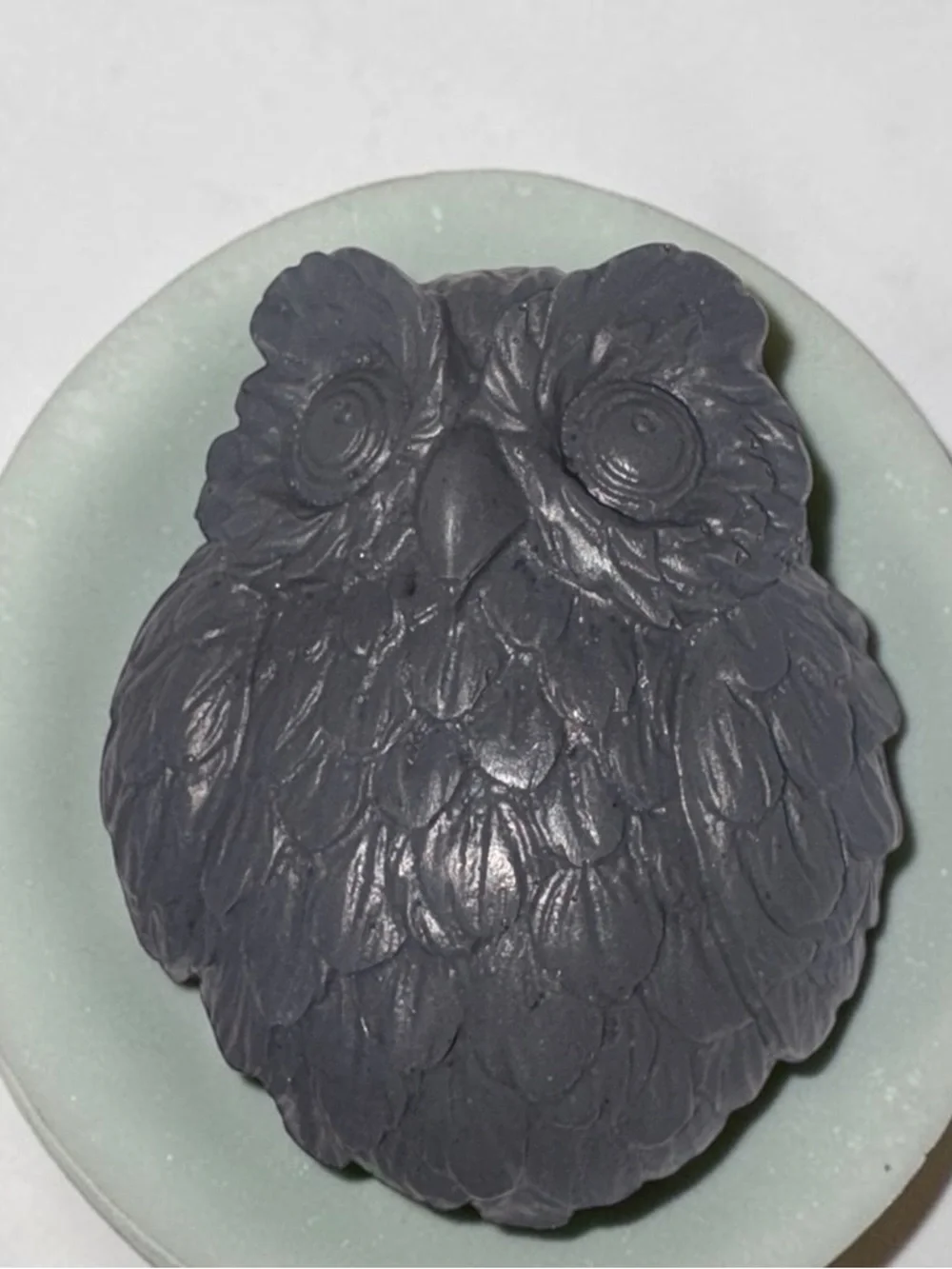 Lavender rose SOAP owl handmade 3x2in 4oz shea butter & coconut oil based